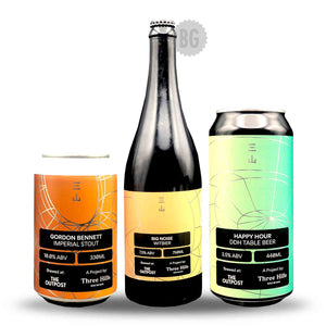 Three Hills Brewing Out Post Trio