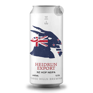 Three Hills Brewing Heidrun NZ Export NEIPA